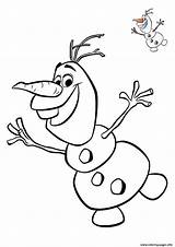 Olaf Coloring Frozen Pages Funny Printable Print Color Book sketch template