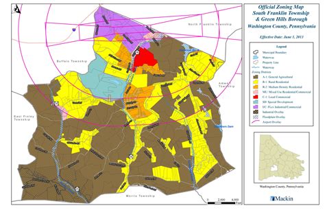 maps  zoning south franklin township