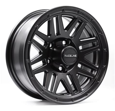 outlander black aluminum trailer wheel