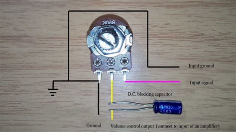 connect volume control   amplifier