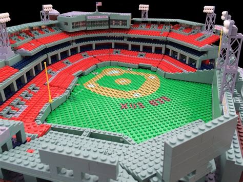 fenway park lego model burik model design lego baseball lego