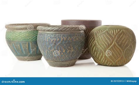pot stock image image  beautiful craft asia pottery