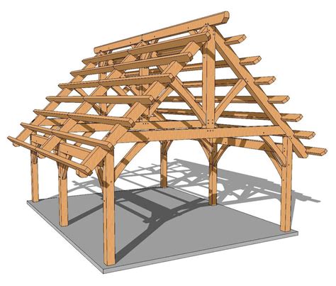 timber frame pavilion plan timber frame hq