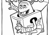 Boxtrolls Coloring Pages Coloring4free Printable Category sketch template