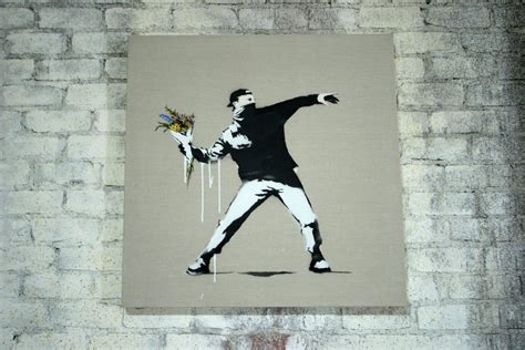 banksy tells shoplifters  steal  guess  company helped    artwork