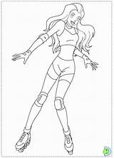 Totally Spies Coloring Pages Girl Spy Dinokids Print Books Color Close Template sketch template