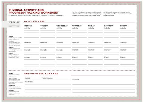 activity chart templates   printable word excel
