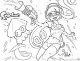 Splatoon Coloring Pages Inkling Drawing Fan Printable Kids Callie Color Template Sketch Chibi Getdrawings Drawings Bettercoloring sketch template