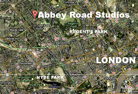 london uk album cover locations  popspots