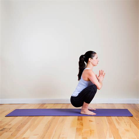 Wide Squat Yoga Pose Popsugar Fitness
