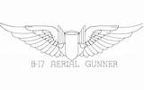 Gunner Logo Aerial Wings  Dxf 3axis sketch template