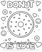 Donuts Glaze sketch template