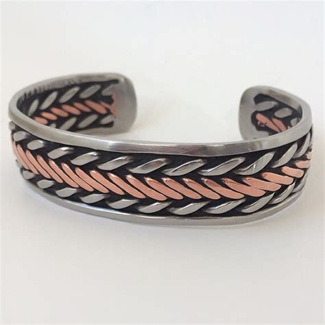items similar  solid copper center welder bracelet  etsy