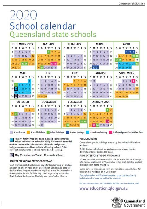 ed qld calendar  calendar  school holidays nsw