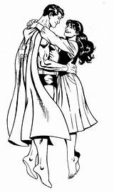 Lois Superman Coloringkidz sketch template