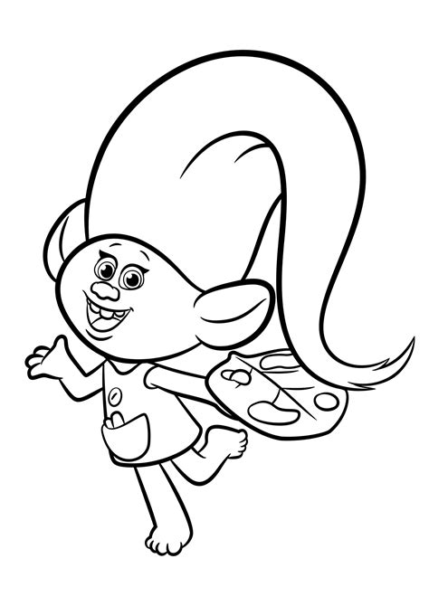 trolls coloring pages cartoon coloring pages trolls coloring pages
