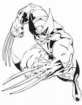 Wolverine Outlines Super sketch template
