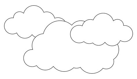 cloud template  printable printable templates  nora