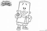 Underpants Captain Coloring Pages George Characters Printable Print Kids Color Bettercoloring sketch template
