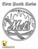 Mets York Coloring Pages Baseball Logo Mlb Team Cubs Chicago Yankees Sports Kids Mascot Yescoloring Teams Print Yankee Softball Sheets sketch template