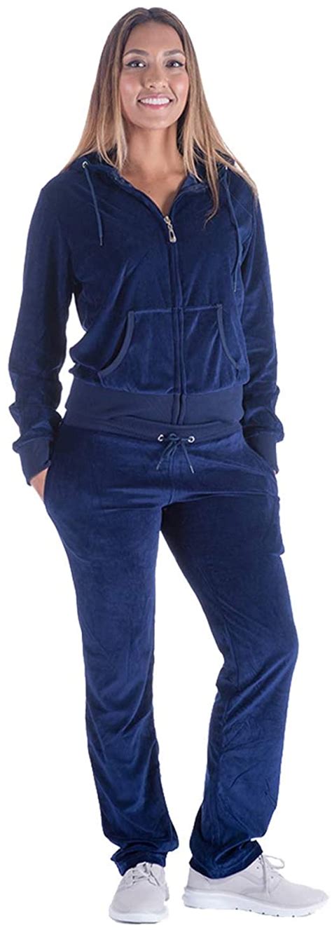womens velour tracksuit sweat suits jogging outfits active wear
