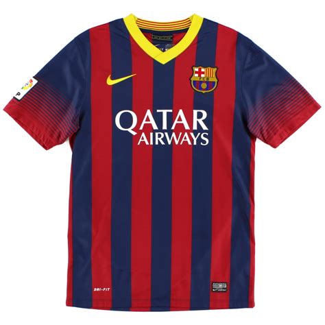 barcelona home shirt lboys