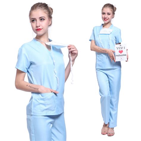 doctor nurse medical surgeon blue scrubs suit uniform
