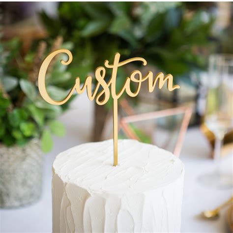 custom cake topper  create design