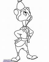 Coloring Pages Crane Toad Mr Ichabod Rat Disneyclips Template sketch template