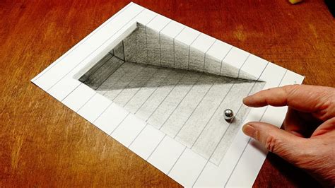 illusion drawings  paper