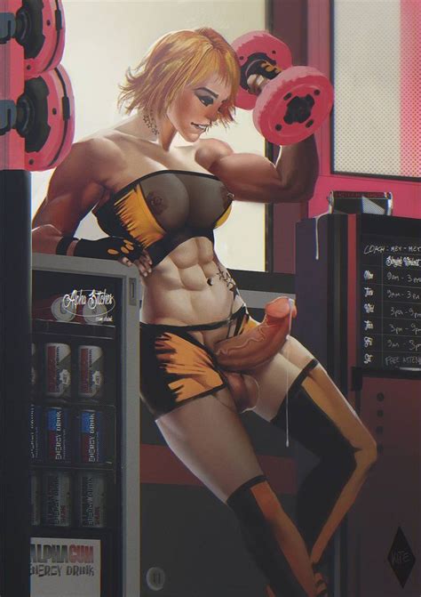 muscular shemale 70 futa gym sluts luscious hentai