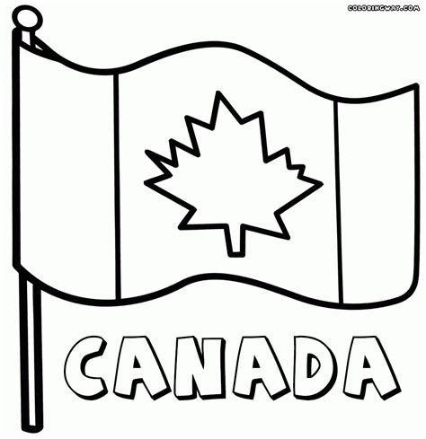 canada colouring pages flag coloring pages canadian