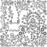 Coloring Garden Pages Adults Adult Spring Secret Flower Colouring Color Scene Printable Book Flowers Getdrawings Butterfly Getcolorings Kids Colorings Welcome sketch template