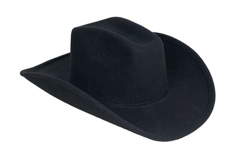 cowboy hat  black wool clyde