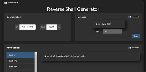 reverse shell generator  ryan montgomery