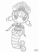 Lalaloopsy Coloring Mermaid Pages Baby Bubbly Printable Color Getcolorings Drawing Print Dolls Kids sketch template