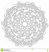 Ornament Rope Decoration Coloring Vector Preview sketch template