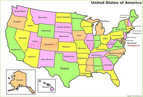 united states map quiz printable  united states map label