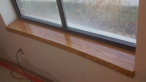 custom oak window sill northeast custom carpentry custom picture frames