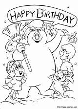 Frosty Anniversaire Joyeux Neige Schneemann Ausmalbilder Books Bonhomme Sneeuwpop Colouring Disegni Malvorlagen Neve Snowmen Sneeuwman Kinder Boneco Ausmalen Coloriez Pupazzo sketch template