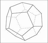 Dodecaedro Icosaedro Enciclopedia Matematica Poliedro sketch template
