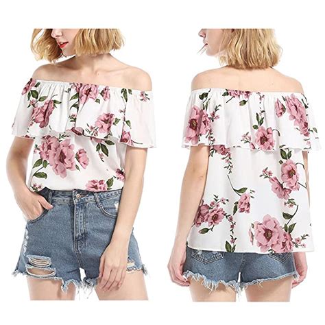 Blusas De Moda Con Flores De Tela