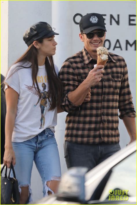 James Franco And Girlfriend Isabel Pakzad Share A Kiss And Ice Cream