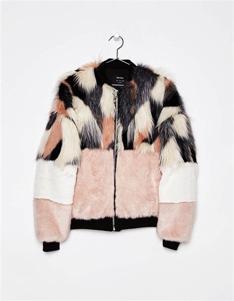 faux fur trends dames bershka netherlands kleding mode jas