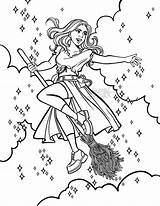 Witchy Coloring Working Book Little Preview Comments Witchesvspatriarchy sketch template