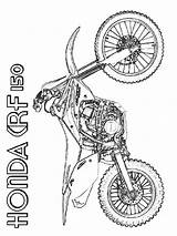 Coloring Motocross Pages Printable sketch template