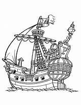 Piraat Piet Piratenschip Schip Piratenboot Ships Piraten Kleuren Scheve Schuit Pirat Ausmalen Coloriages Zeilschip Malvorlage Barco Piratenschiff Mandalas Piratas Malvorlagen sketch template