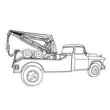 tow truck coloring page  truck coloring pages including  tow