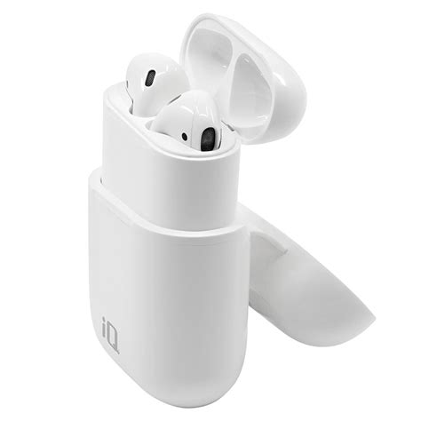 iq wireless qi airpods charging case white iqapcc open box  display models  london