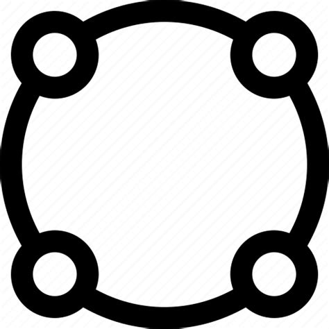 circular link network icon